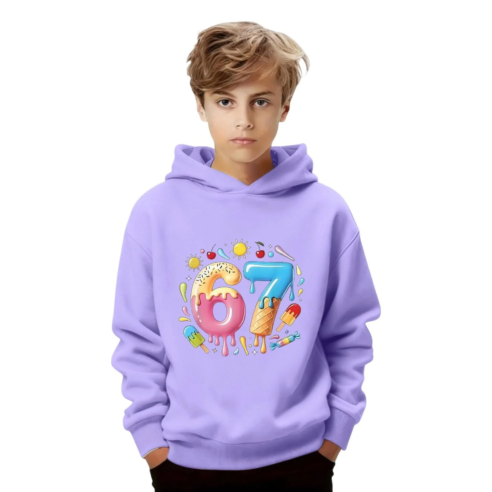 Худі Номер 67 для дітей, святковий, фото №2
