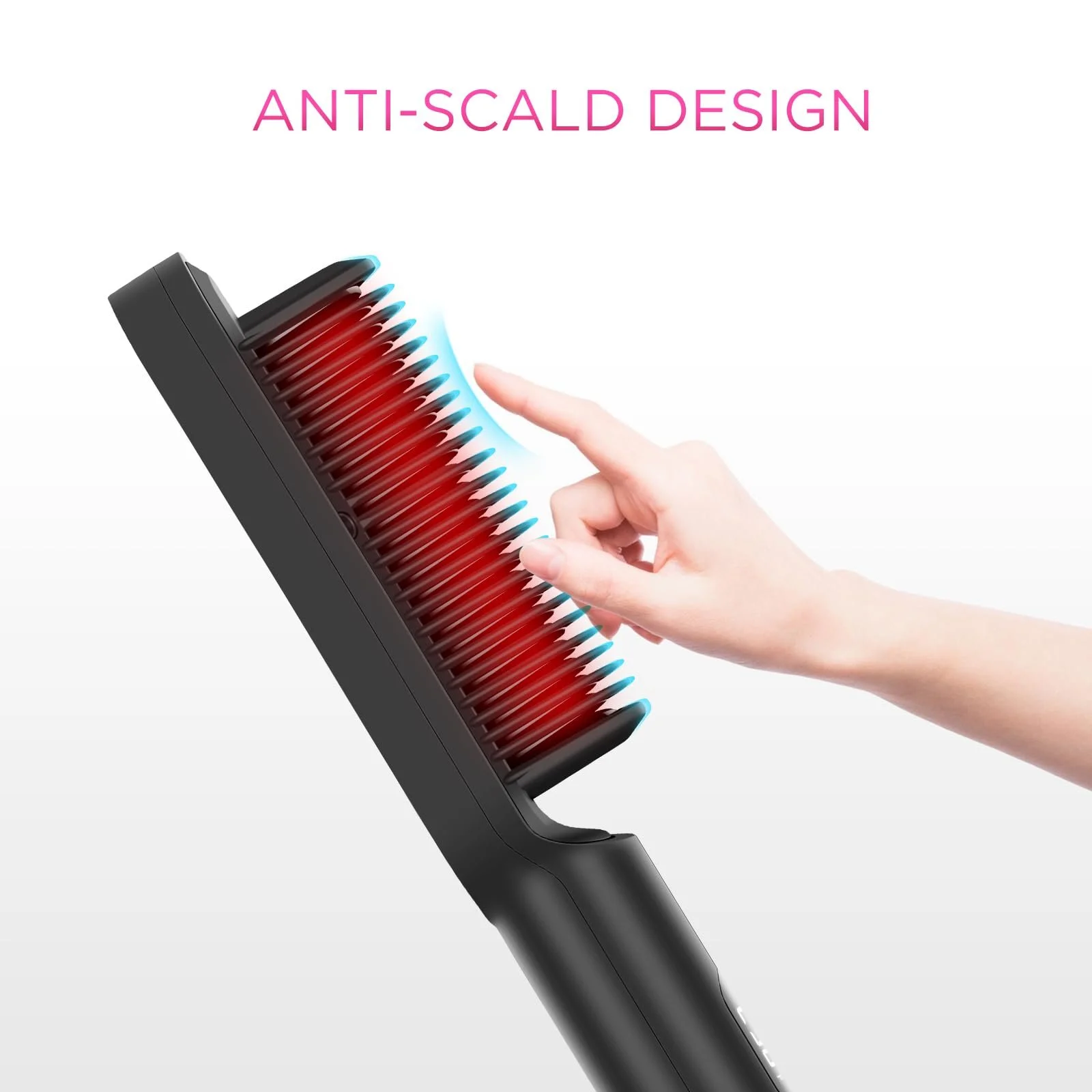Ионная щетка-выпрямитель PARWIN PRO BEAUTY LED-дисплей, нагрев 20 секунд, 4 настройки температуры, фото №4 Ионная щетка-выпрямитель PARWIN PRO BEAUTY LED-дисплей, нагрев 20 секунд, 4 настройки температуры, фото №4