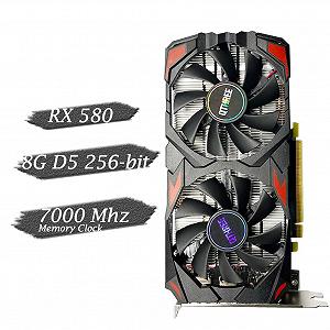 Графічна карта QTHREE Radeon RX 580 8G D5 HDMI DVI-D DisplayPort synthetic.ua - Фото 1