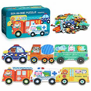 Купить Детский пазл BBLIKE 6 картинок Транспорт от 3 лет - Фото 1 Детский пазл BBLIKE 6 картинок Транспорт от 3 лет - Фото 1