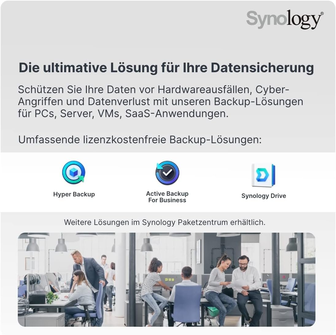 Мережеве сховище Synology DS220+ Чорне, фото №3