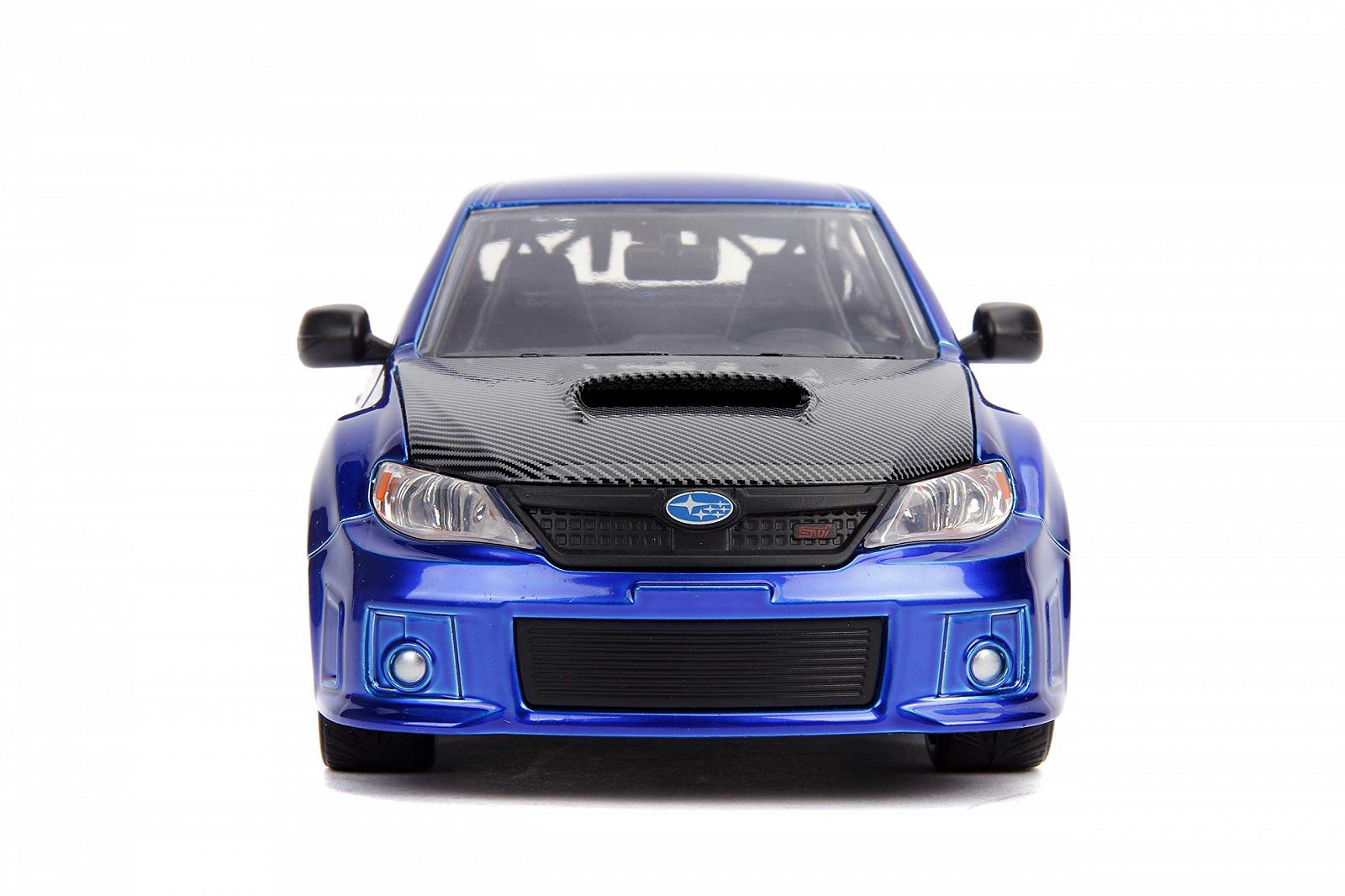 Машинка Jada JA99514 1:24 Brian's 2012 Subaru Impreza WRX Sti GH Синій/Сріблястий, фото №8