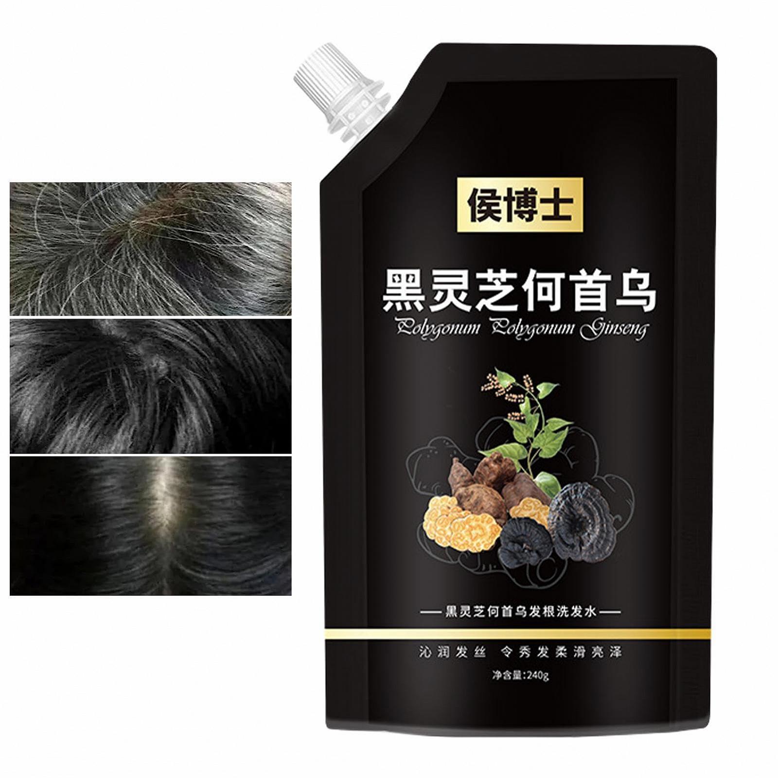 Шампунь Polygonum Multiflorum He Shou Wu для седых волос 240 мл, фото №7