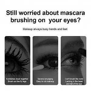 Багатофункціональний, трафарет для підводки очей вигнутий, силіконовий synthetic.ua - Фото 1