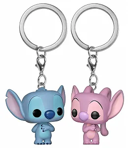 Брелки Lilo & Stitch Pop Stitch & Angel, 2 шт - Фото 1