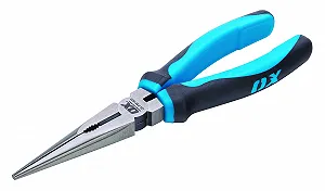 Длинногубцы OX Pro Needle Nose Pliers Тяжелые многоцветные 200 мм - Фото 1