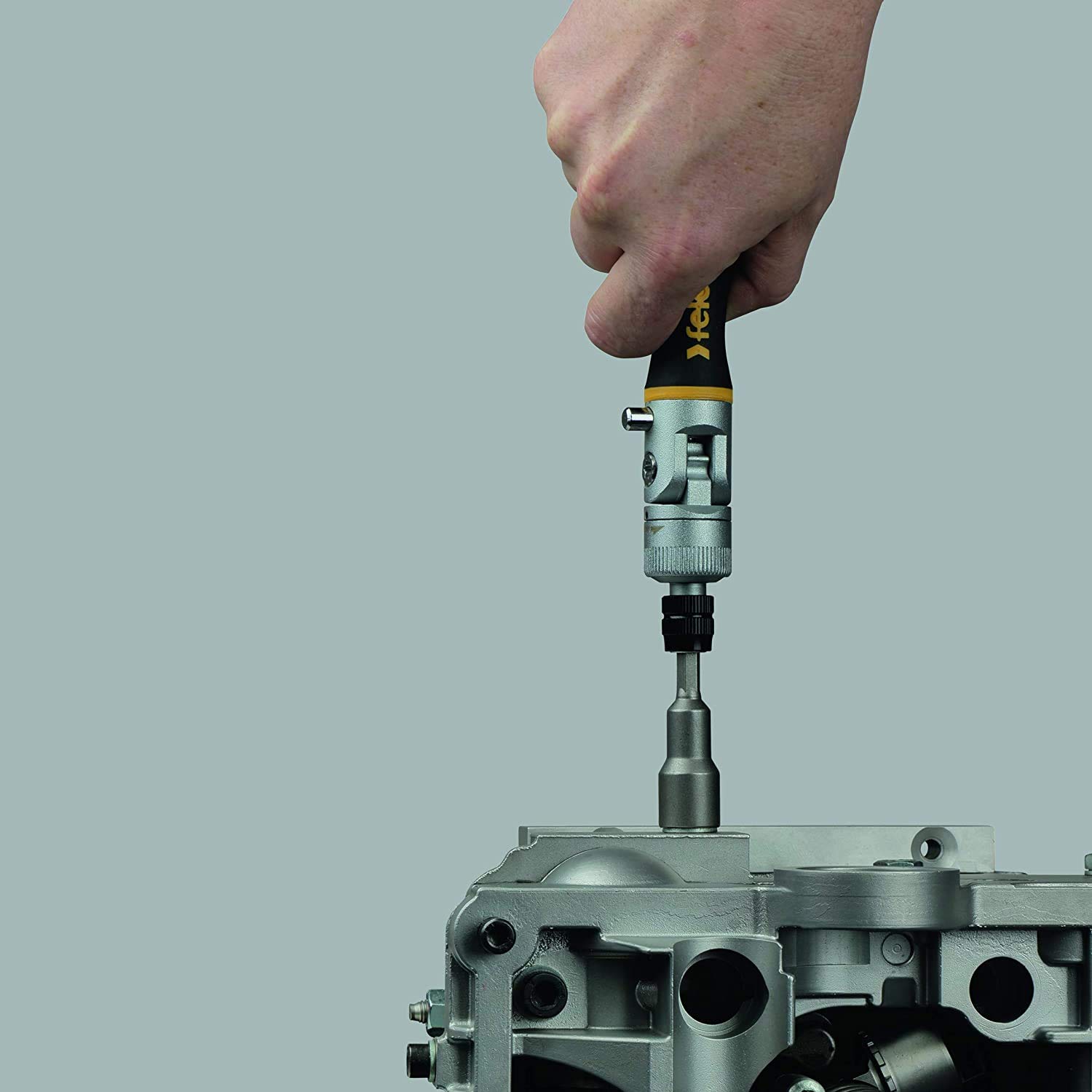 Felo ERGONIC K Box 20-елементний із храповим механізмом / шарнірною викруткою, біти та гайковий ключ Multi-Coloured, фото №3