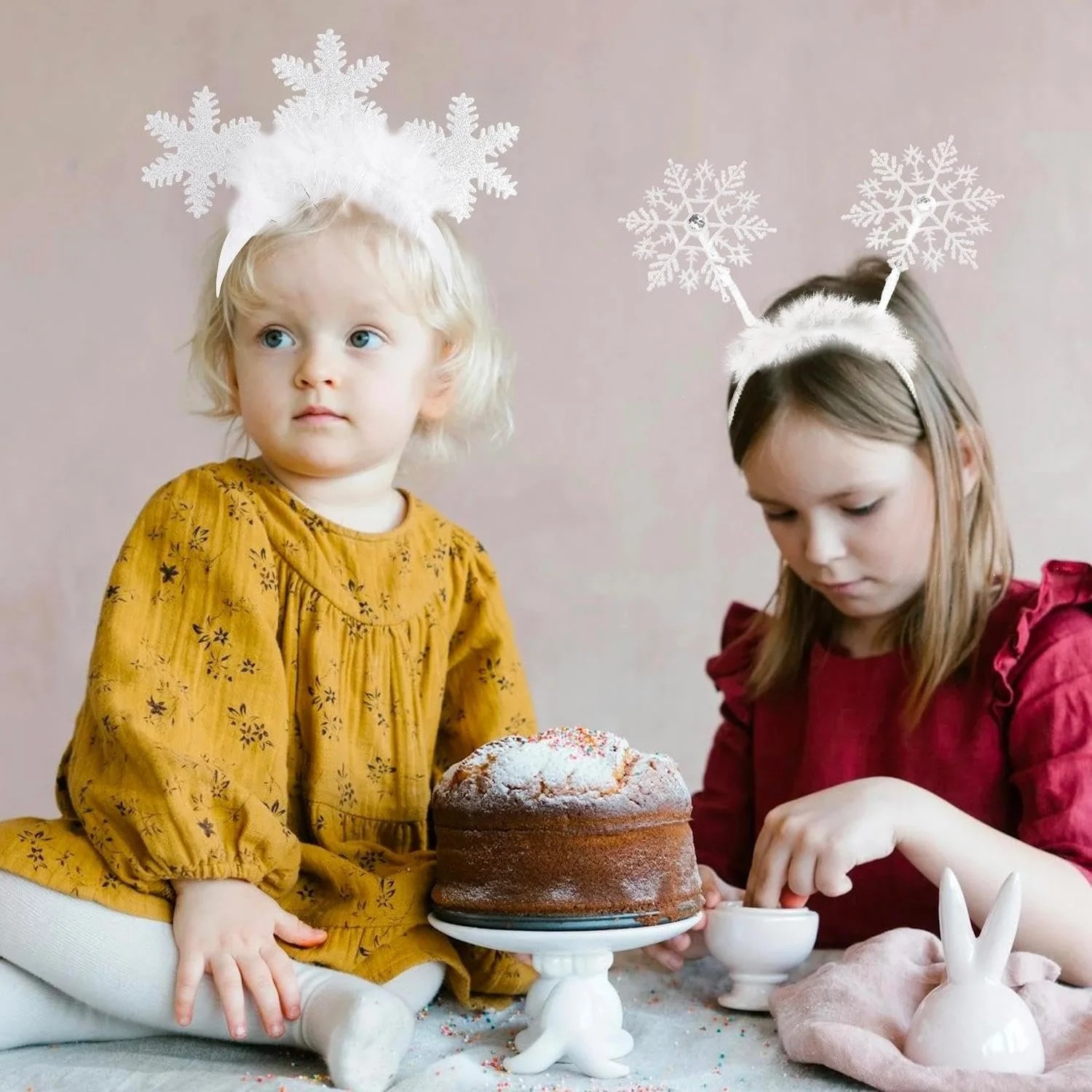 Обруч для волосся зі сніжинкою, фото №4