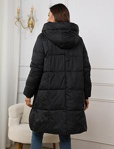 Пуховик Panegy Жіночий Довгий З Капюшоном synthetic.ua - Фото 1