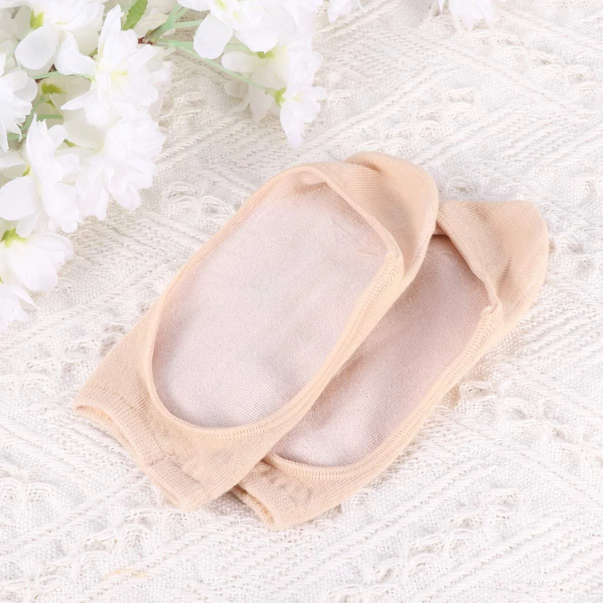 Невидимые носки из бамбукового волокна EXCEART, 3 пары, телесного цвета, фото №4 Невидимые носки из бамбукового волокна EXCEART, 3 пары, телесного цвета, фото №4