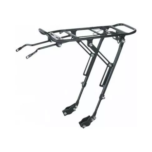 Багажник велосипедный Velotrade KAIWEI KW-667-01 Al на верхние перья черный (CAR-024), фото №1