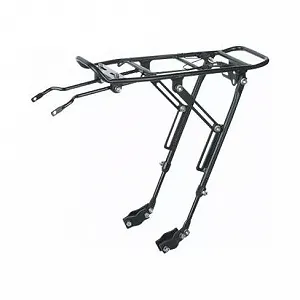 Багажник велосипедный Velotrade KAIWEI KW-667-01 Al на верхние перья черный (CAR-024) - Фото 1