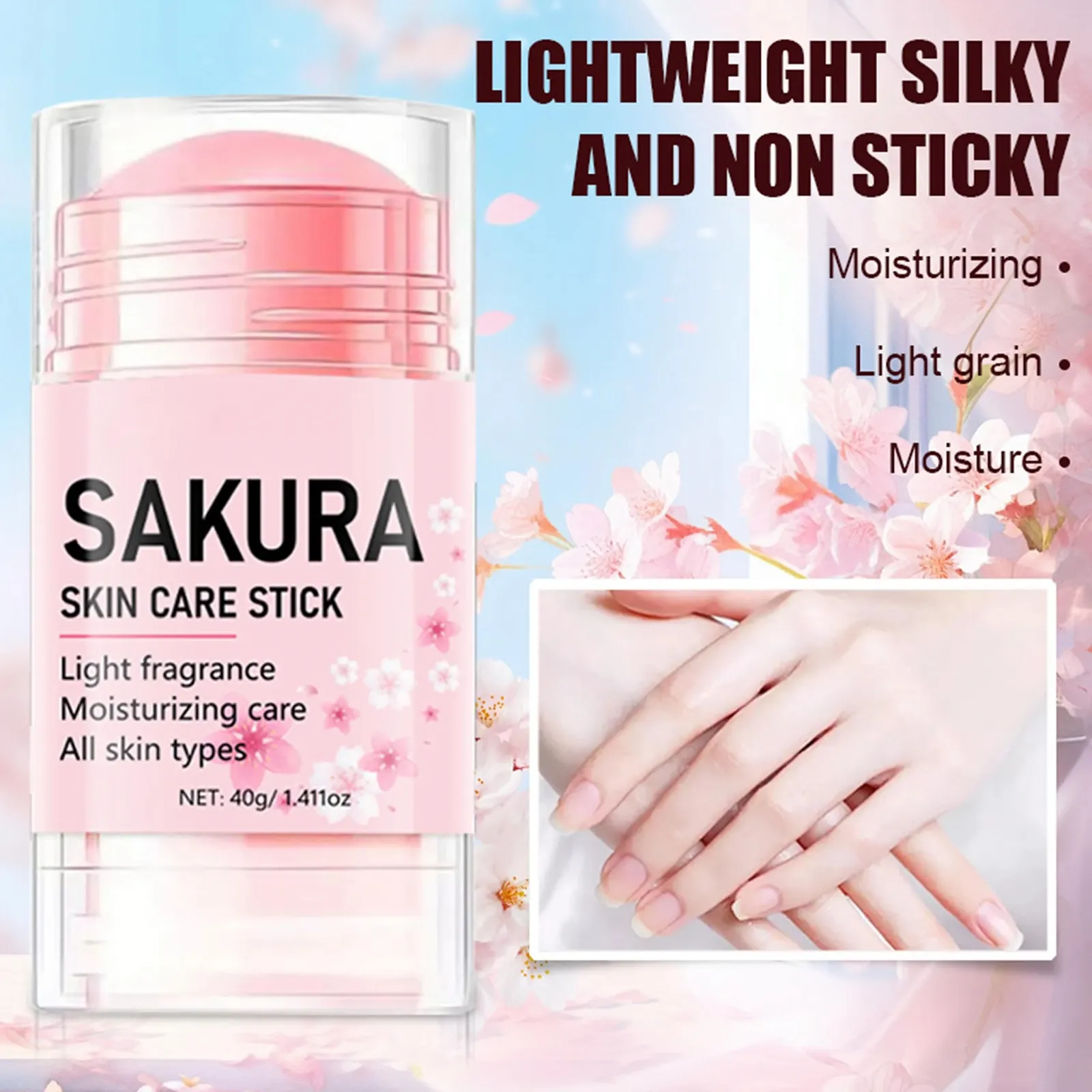 Крем Sakura Foot Care Cream увлажняющий против трещин с мочевиной 40 г Розовый, фото №7