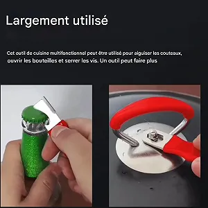 Точило для секаторів мультитул з викруткою та відкривачкою для саду та кемпінгу synthetic.ua - Фото 1