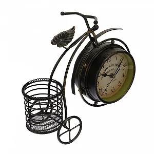 Купить Настольные часы MUCKLILY Винтажные металлические с тихим механизмом, ПВХ стекло, европейский ретро дизайн, декоративные - Фото 1 Настольные часы MUCKLILY Винтажные металлические с тихим механизмом, ПВХ стекло, европейский ретро дизайн, декоративные - Фото 1