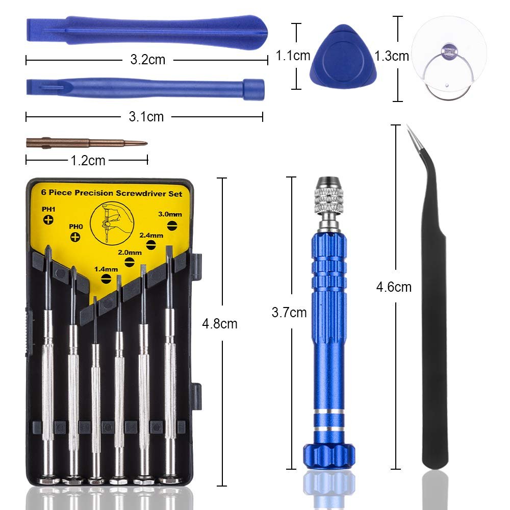 Набір викруток Tiiduo 17 в 1 Precision Professional Magnetic Small для ремонту окулярів, фото №6 Набір викруток Tiiduo 17 в 1 Precision Professional Magnetic Small для ремонту окулярів, фото №6