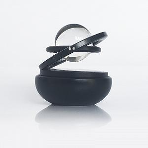 Ароматизатор в автомобиль Левитирующие кольца Галактика от солнечного света MIO 1 сменный картридж Черный 050968 - Фото 1