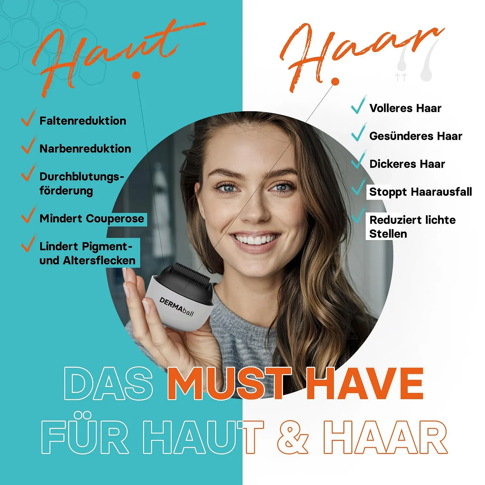 Дермаролер BS Luxry Premium, 1200 мікроголок з нержавіючої сталі, 0,5 мм, фото №7