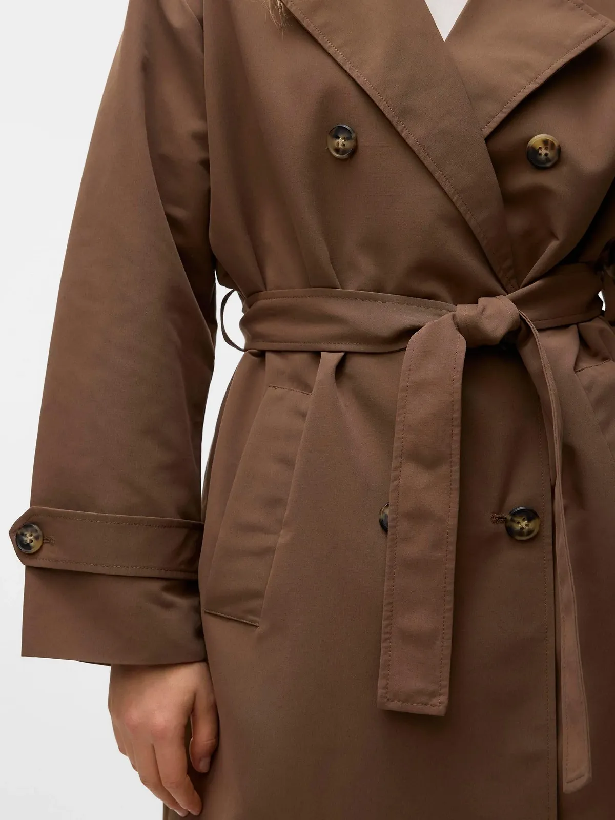 Тренчкот VERO MODA Vmchloe Long Trenchcoat Ga Noos, фото №7 Тренчкот VERO MODA Vmchloe Long Trenchcoat Ga Noos, фото №7