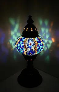 Настільна лампа Samarkand Lights M Мозаїчна Східна Синя - Фото 1