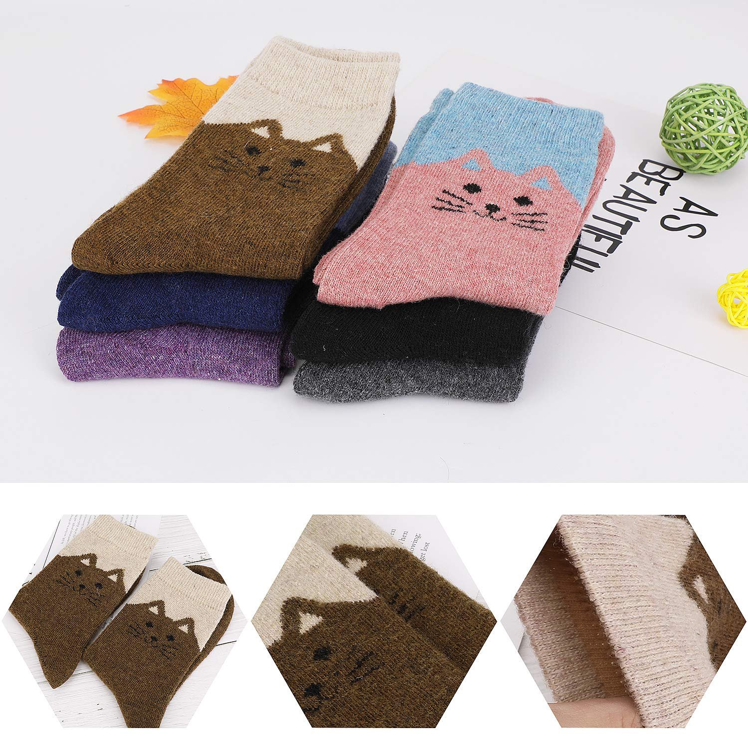 Женские шерстяные носки, фото №3