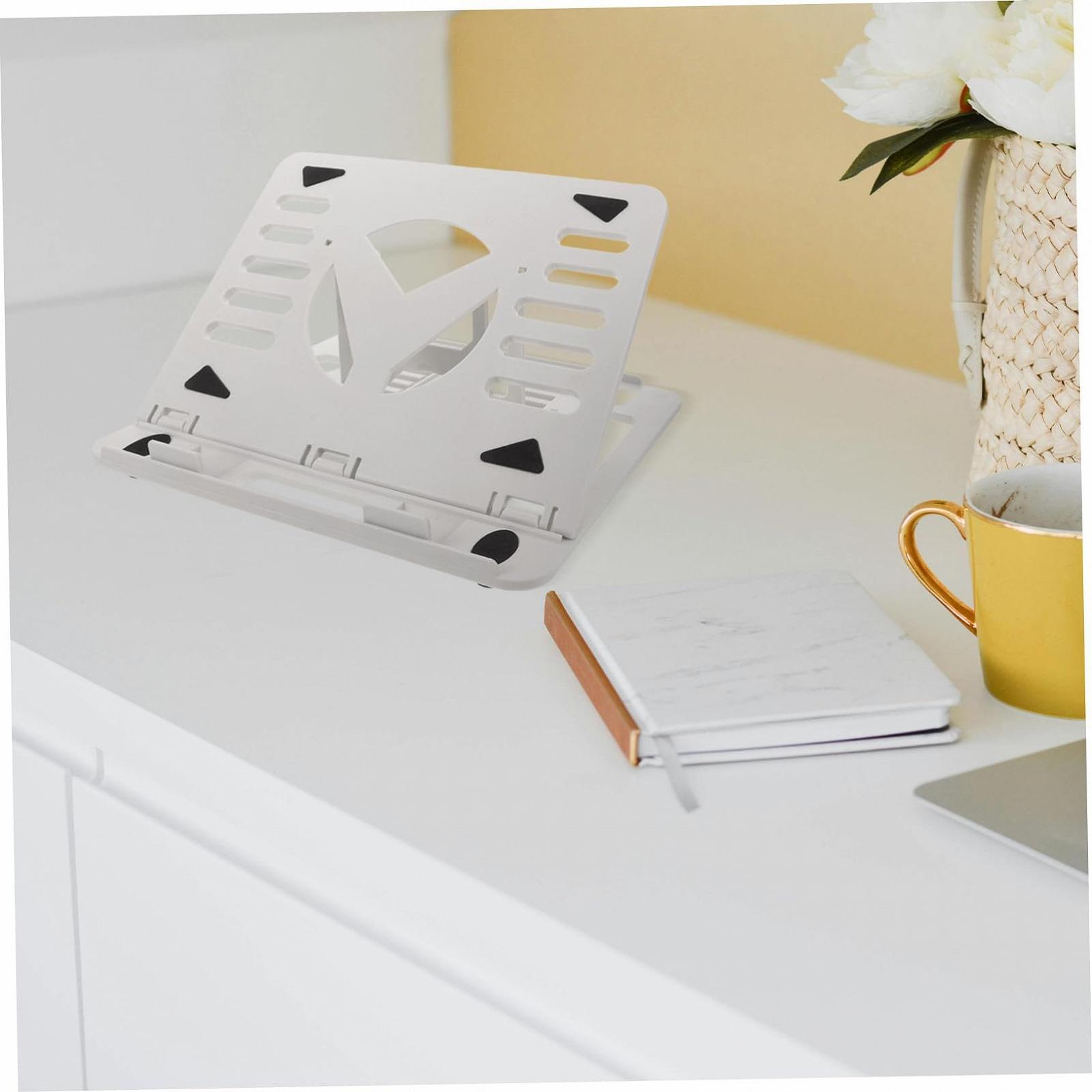 Підставка для ноутбука OUNONA Регульована складана Пластикова, фото №6 Підставка для ноутбука OUNONA Регульована складана Пластикова, фото №6