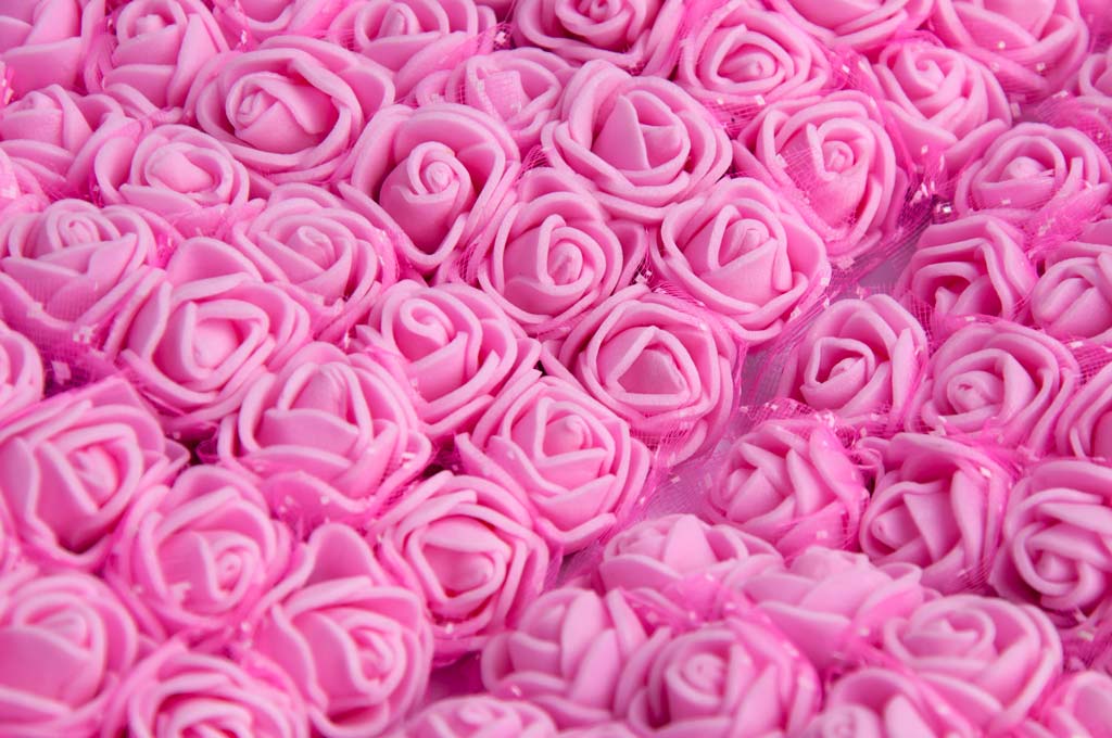 Букет роз из фоамирана с фатином Лентомания 20мм ярко-розовый ROSEFOM20PNK, фото №1 Букет роз из фоамирана с фатином Лентомания 20мм ярко-розовый ROSEFOM20PNK, фото №1