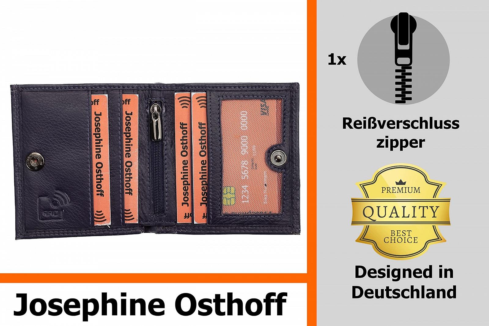 Кошелек Josephine Osthoff Josybag's Popular Viennese Box 8 карт 1 карман на молнии Фиолетовый, фото №9