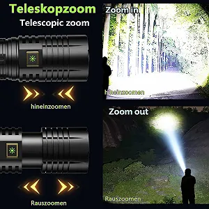 Фонарь LED ASORT чрезвычайно яркий 1000000 люмен, USB перезаряжаемый с батареей 6000 мАч, IPx67 водонепроницаемый, 5 режимов освещения для кемпинга, походов, чрезвычайных ситуаций (3 x 18650 батареи) цена на synthetic.ua - Фото 1 Фонарь LED ASORT чрезвычайно яркий 1000000 люмен, USB перезаряжаемый с батареей 6000 мАч, IPx67 водонепроницаемый, 5 режимов освещения для кемпинга, походов, чрезвычайных ситуаций (3 x 18650 батареи) synthetic.ua - Фото 1