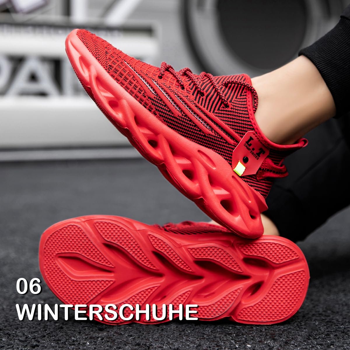 Чоловічі зимові утеплені черевики для активного відпочинку ZDFQLGV Водонепроникні, фото №7