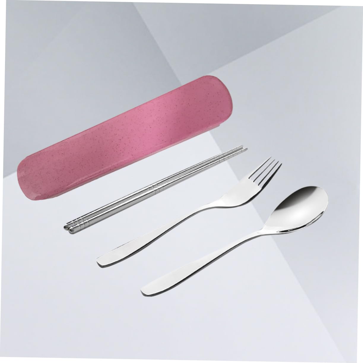 Набор Sosoport Besteck Четыре предмета Ложка Палочки и нейлоновая сумка Розовый, фото №4 Набор Sosoport Besteck Четыре предмета Ложка Палочки и нейлоновая сумка Розовый, фото №4