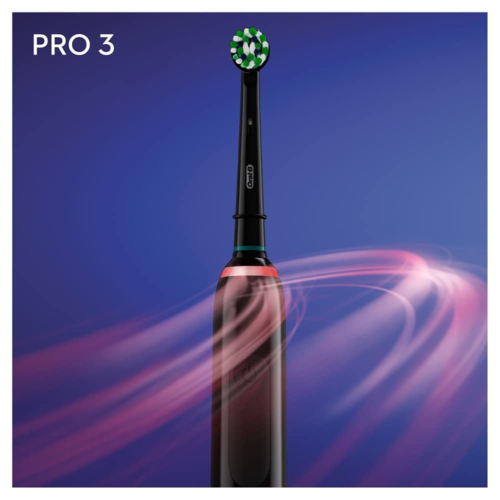 Электрическая зубная щетка Oral-B PRO 3 3000 CrossAction 3 режима Черный, фото №3