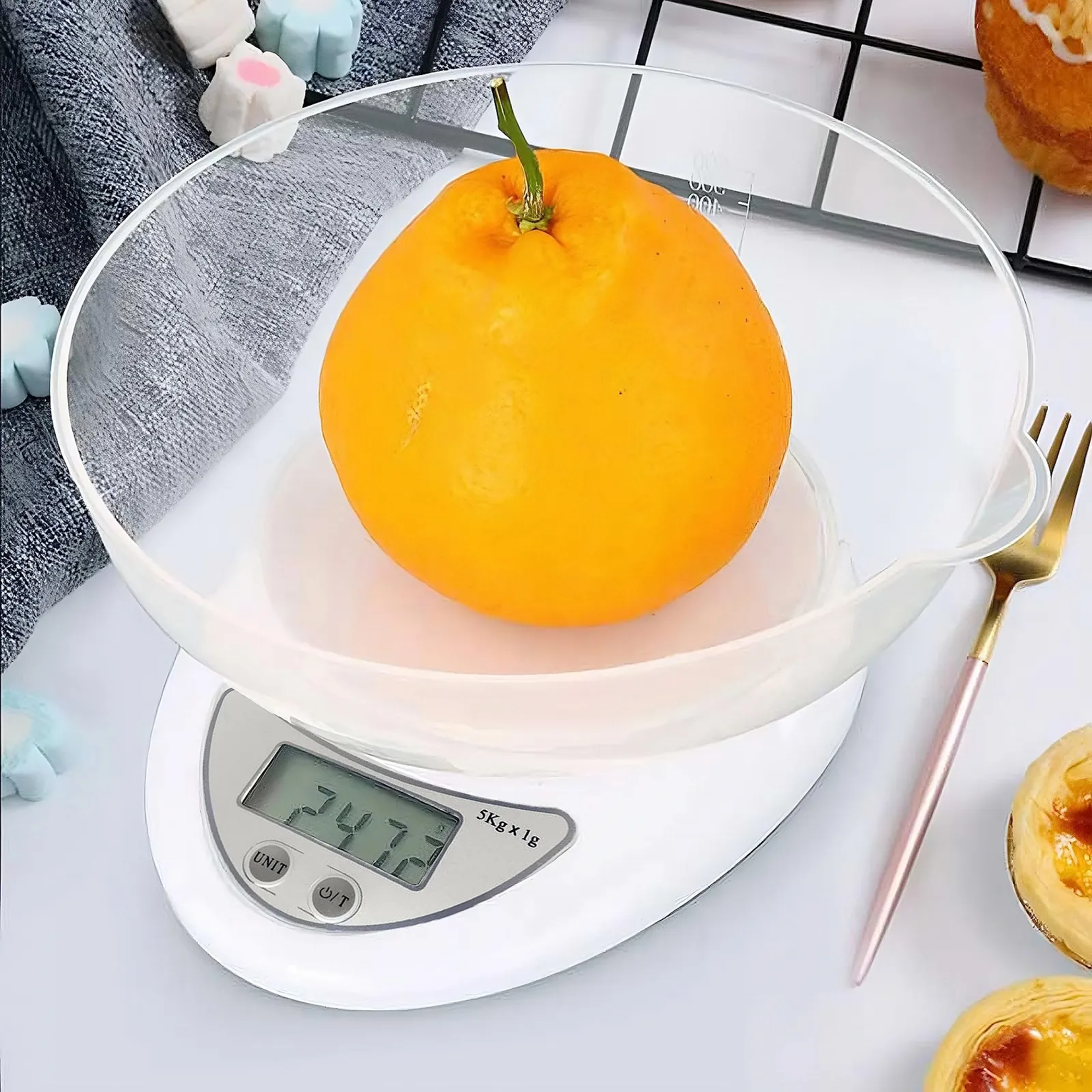 Кухонні ваги Retoo PT-860 Electronic 5 kg/11 lb 790 ml Silver, фото №7 Кухонні ваги Retoo PT-860 Electronic 5 kg/11 lb 790 ml Silver, фото №7
