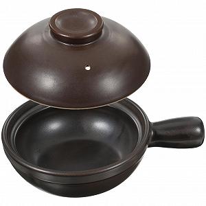 Ківш керамічний з кришкою жаростійкий для рису та тушкування - Фото 1