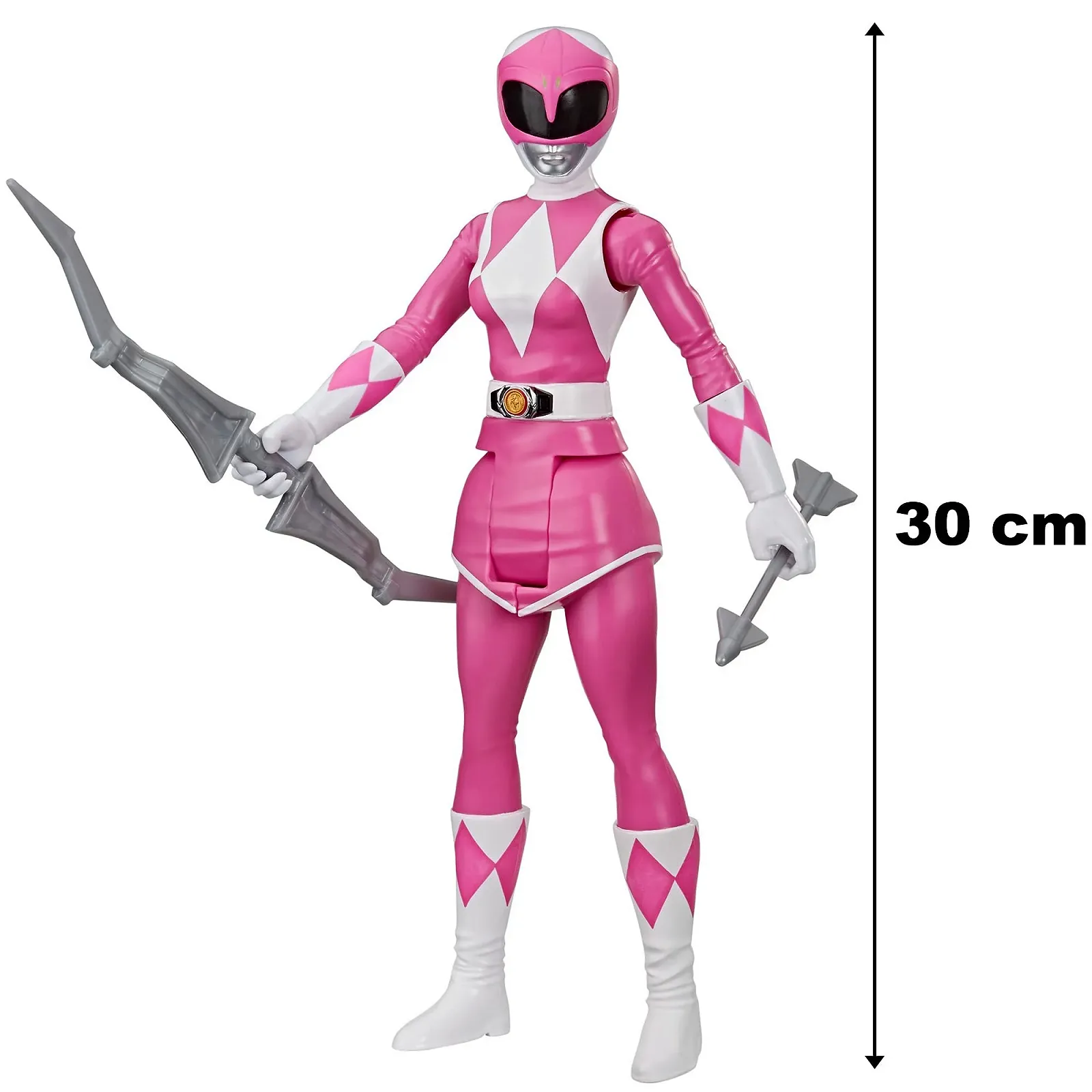 Игровая фигурка Power Rangers Mighty Morphin Pink Ranger 30 см с аксессуаром Power Bow, фото №5