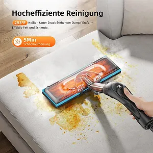 Пароочисник універсальний 16 аксесуарів 52 oz резервуар synthetic.ua - Фото 1