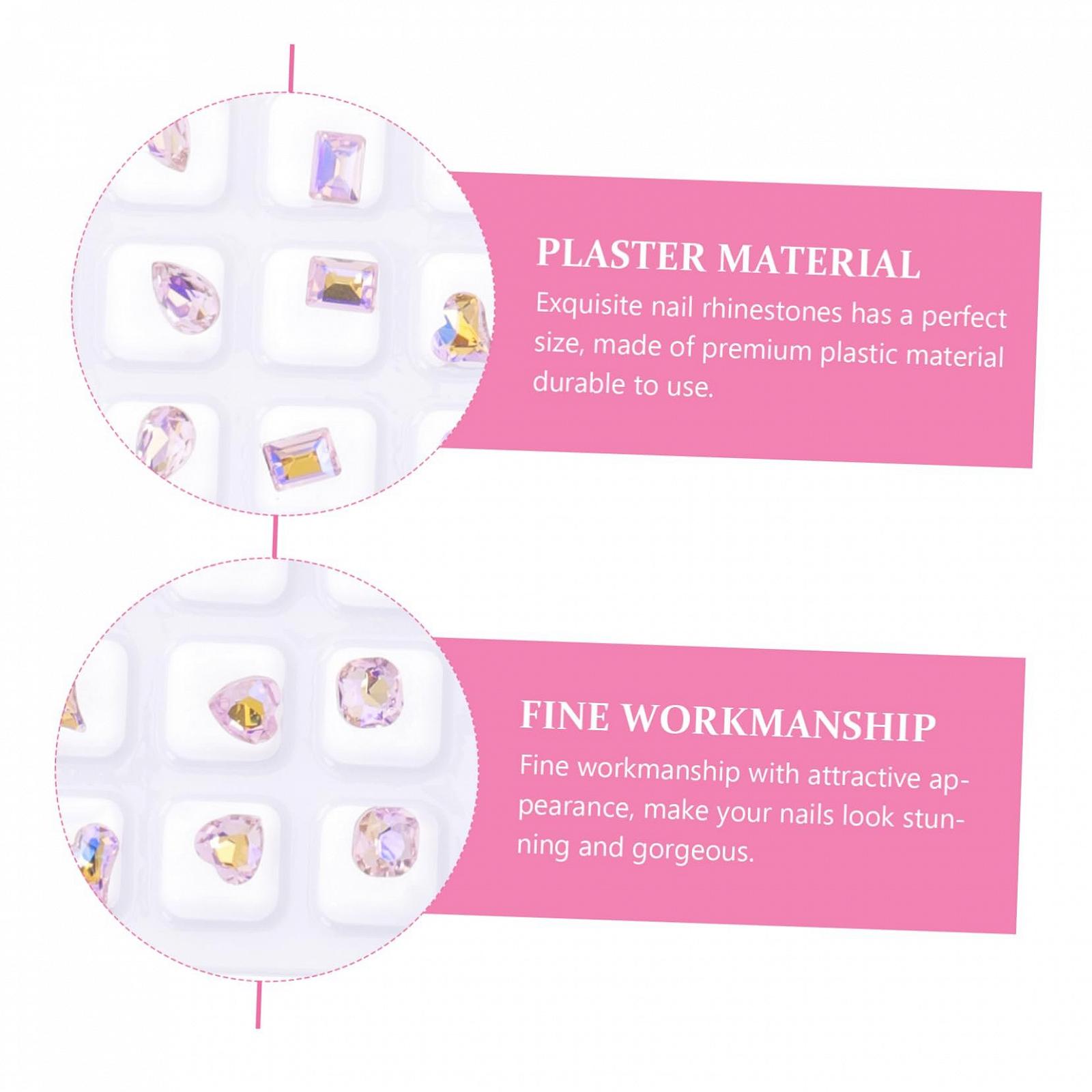 Стразы Плоские Healeved 120 шт. Разных форм, фото №8 Стразы Плоские Healeved 120 шт. Разных форм, фото №8