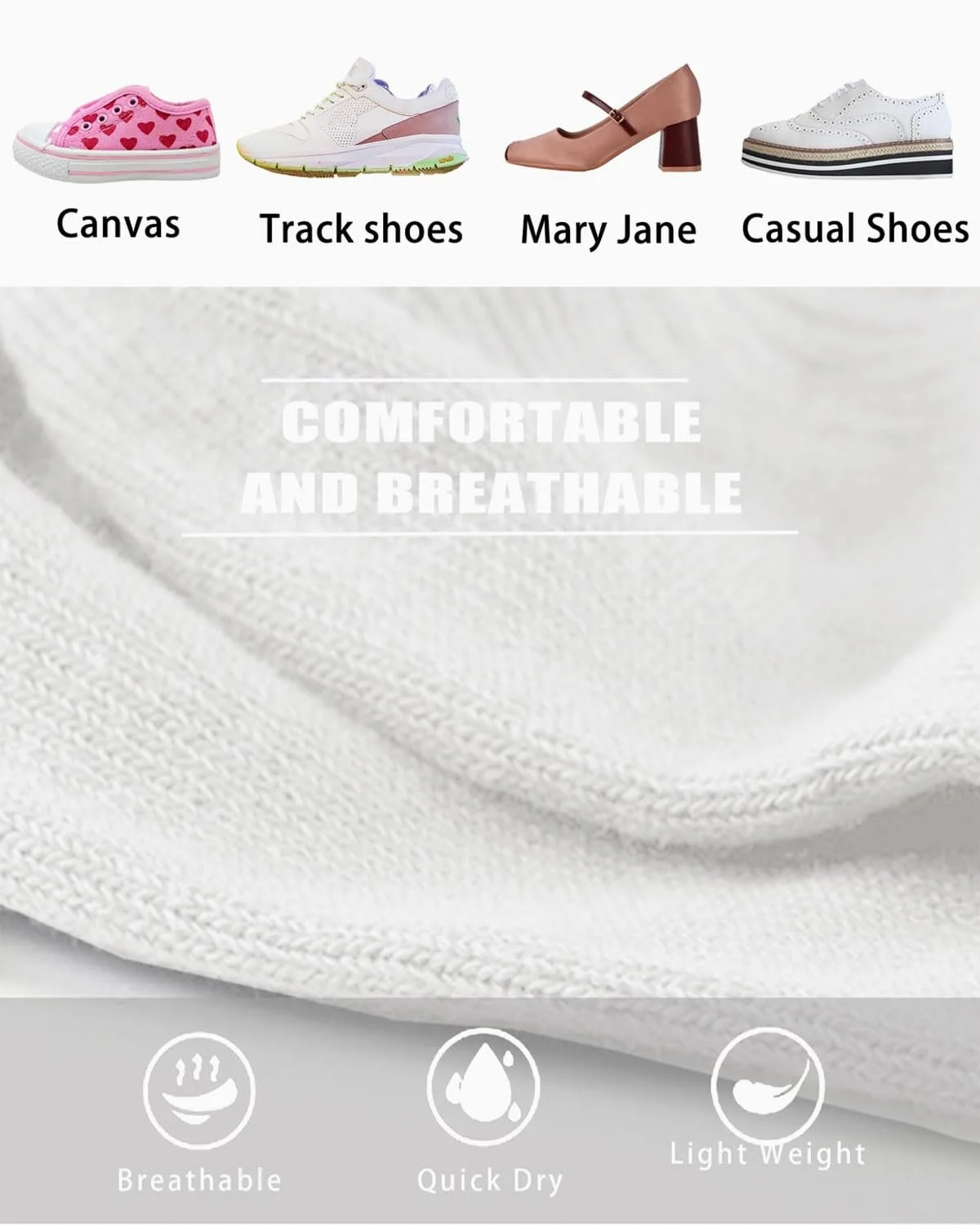 Носки с оборками Женские, 4 пары, белые, фото №4 Носки с оборками Женские, 4 пары, белые, фото №4