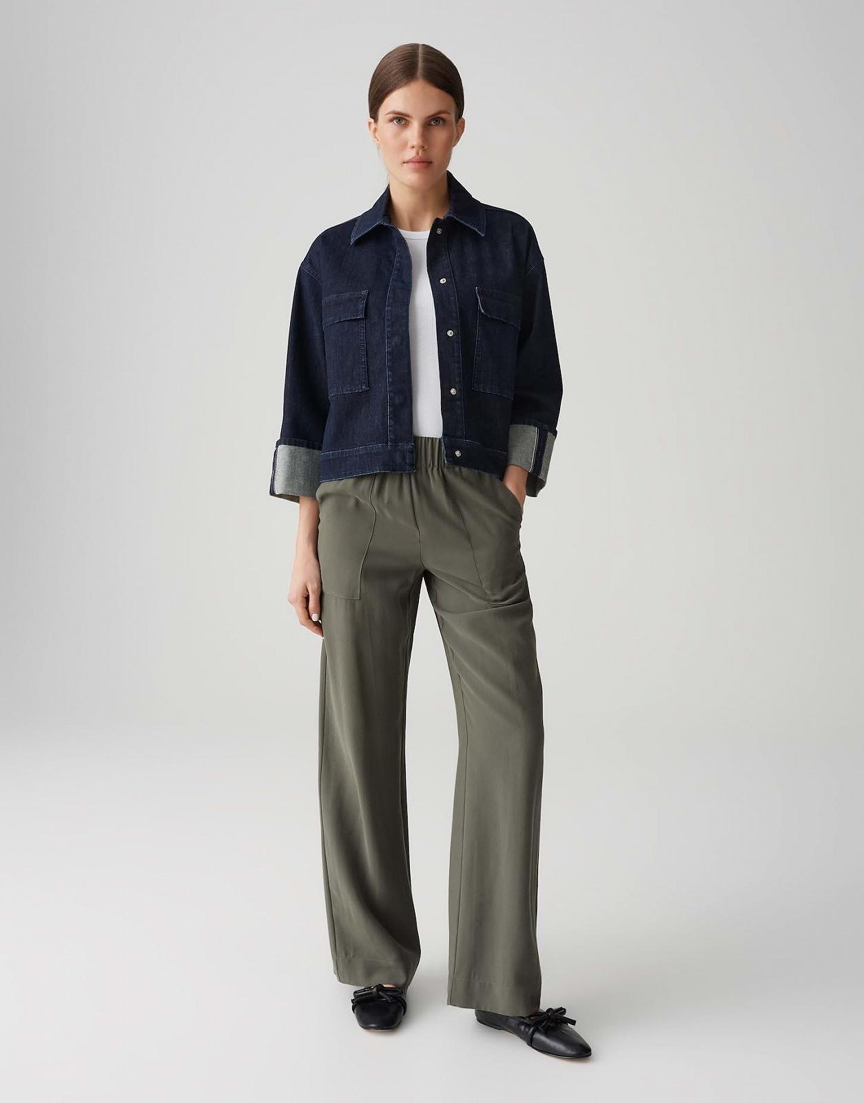 Женская куртка OPUS Hollic Loose Denim, Rinsed Wash, фото №6