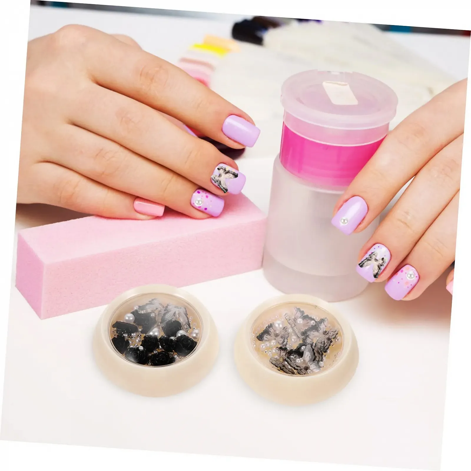 Стрази для нігтів Dark 20 коробок Діамант, фото №6