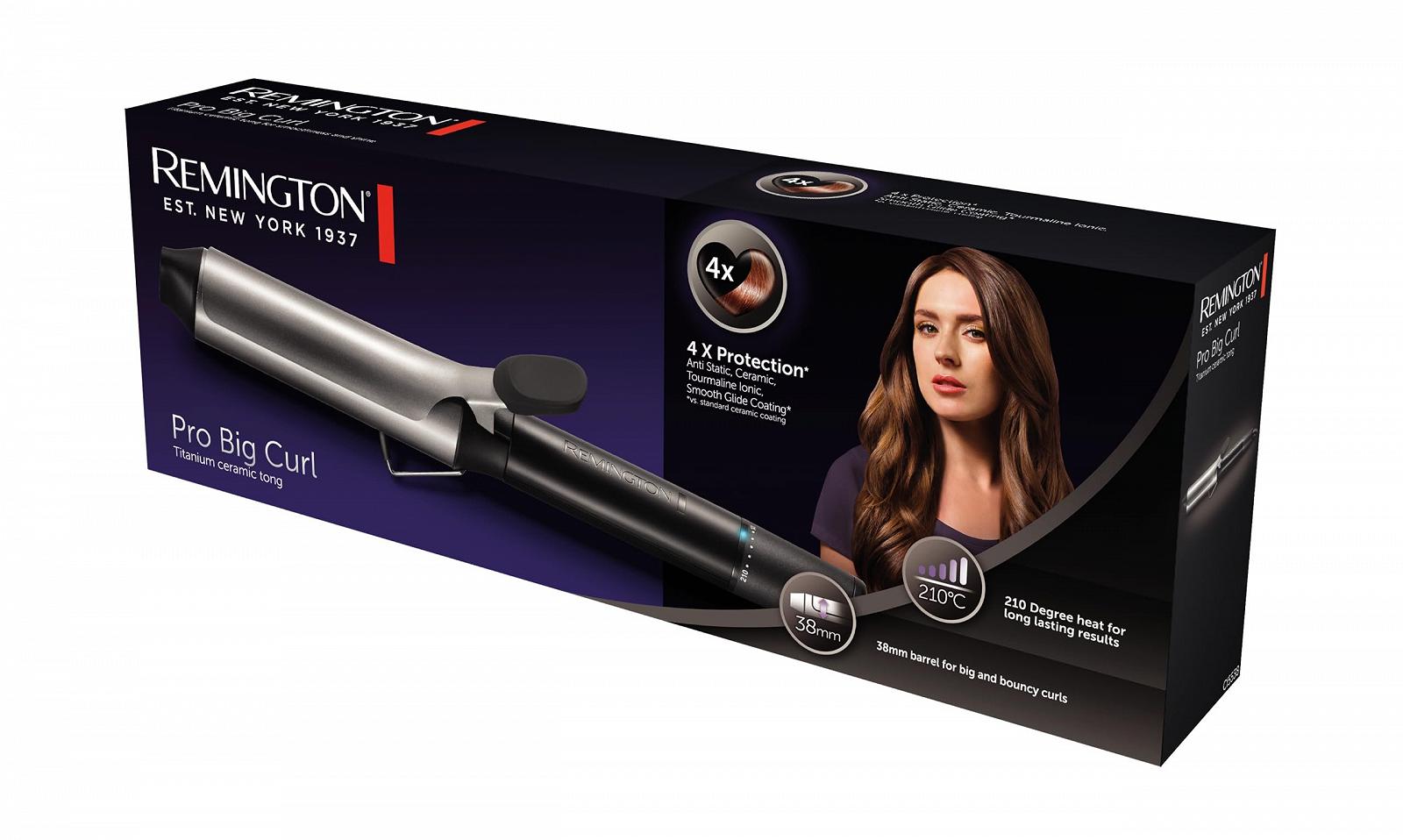 Плойка Remington Pro Big Curl CI5538 38 мм Срібляста/Сіра, фото №8 Плойка Remington Pro Big Curl CI5538 38 мм Срібляста/Сіра, фото №8
