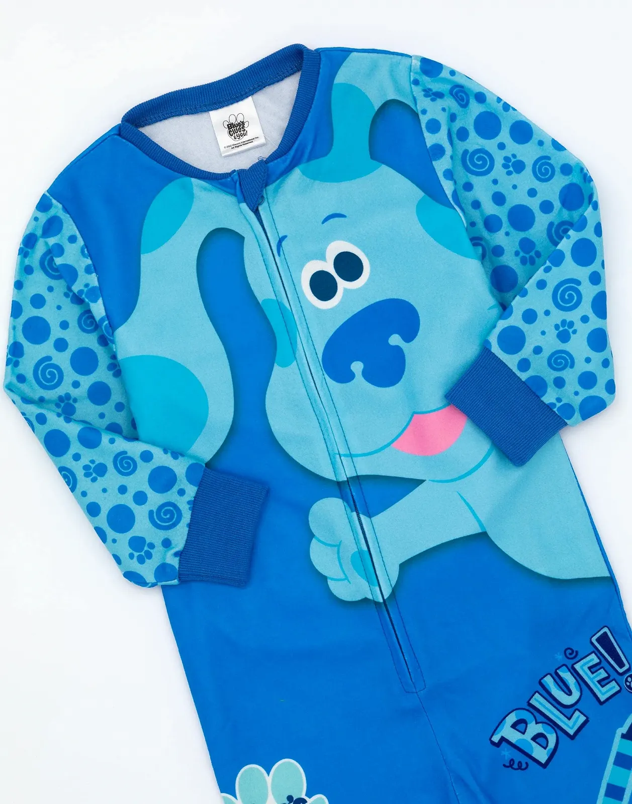 Дитячий комбінезон Blue's Clues and du Onesie Блакитне Щеня в піжамі, фото №4 Дитячий комбінезон Blue's Clues and du Onesie Блакитне Щеня в піжамі, фото №4