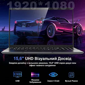 Ноутбук 15.6" PINSTONE ANL5-N95 Intel N95 RAM 16GB SSD 512GB Windows 11 (UKR) synthetic.ua - Фото 1