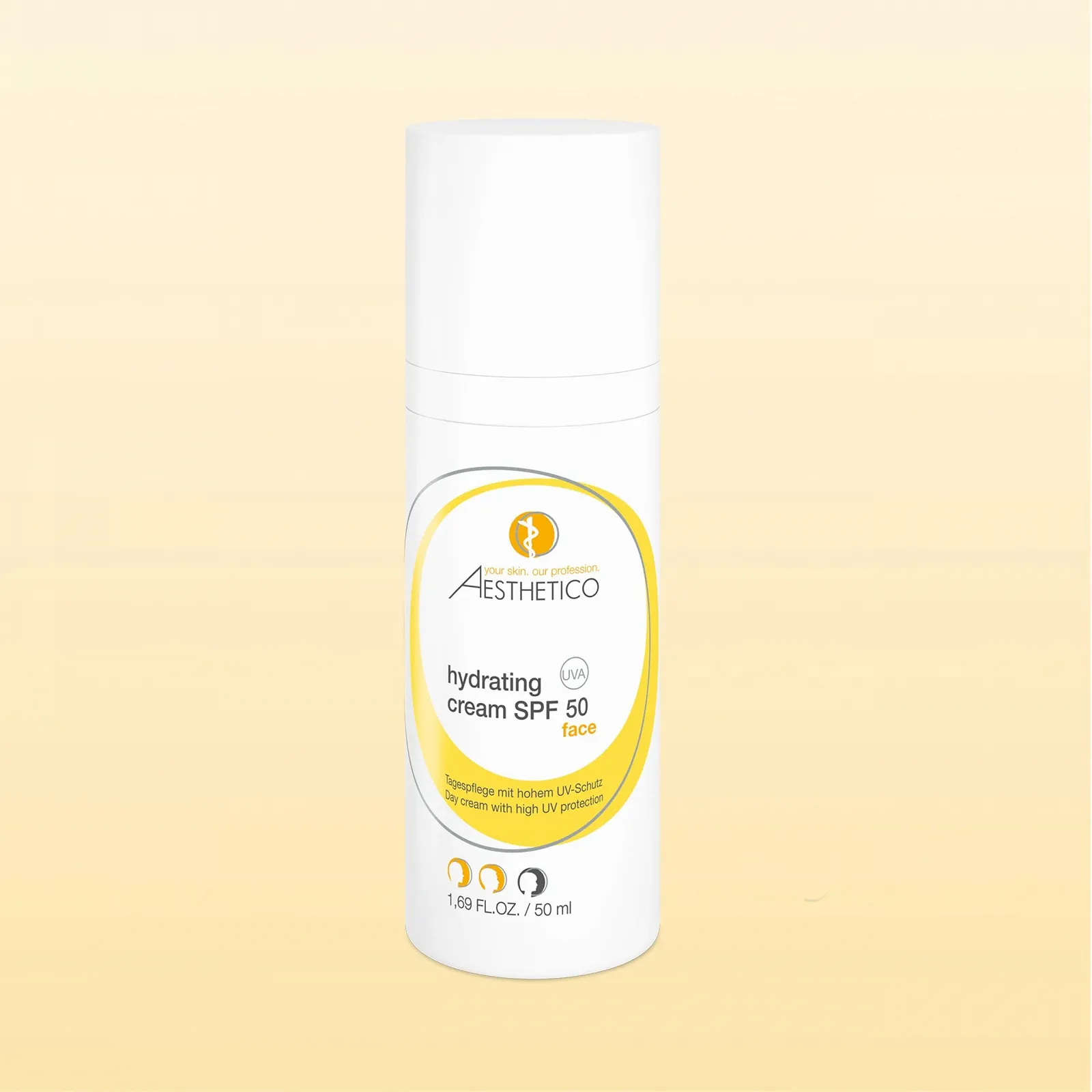 Зволожувальний денний крем AESTHETICO Hydrating Cream SPF 50 для чутливої та сухої шкіри 50 мл, фото №2 Зволожувальний денний крем AESTHETICO Hydrating Cream SPF 50 для чутливої та сухої шкіри 50 мл, фото №2