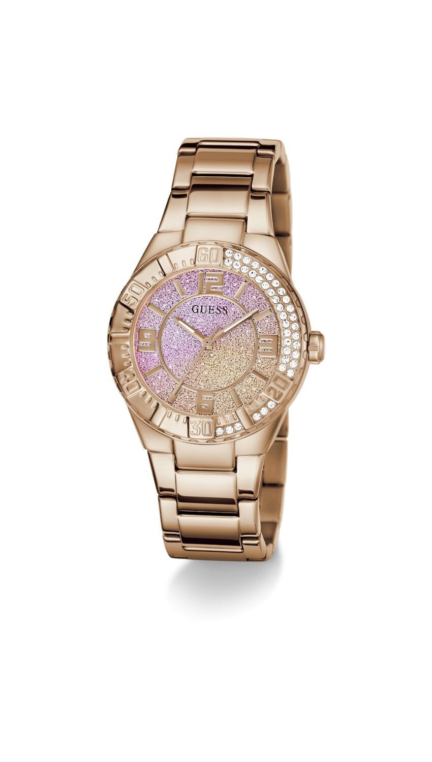 Женские часы GUESS Аналоговые GW0882L3 Розовый циферблат, фото №8