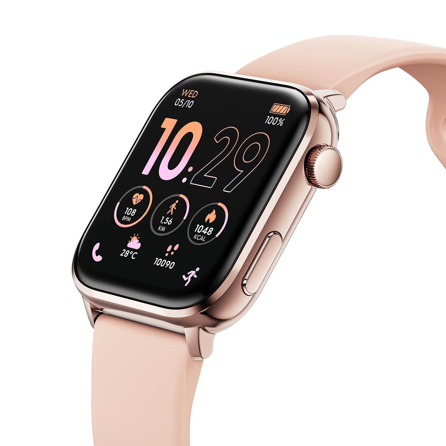 Умные часы Ice-Watch Ice smart 3.0 1.78 AMOLED GPS Прямоугольные Розовое золото Ремешок, фото №3