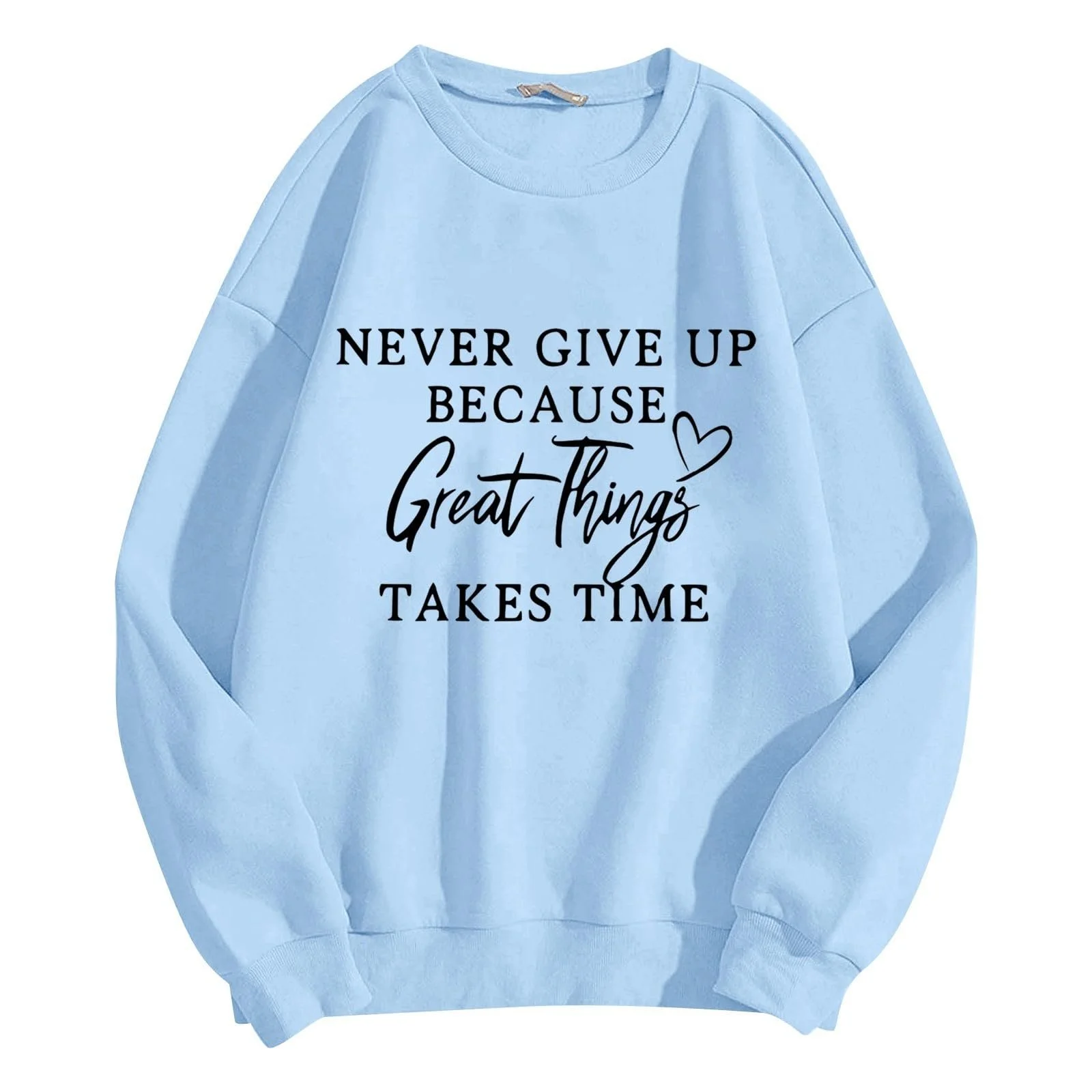 Пуловер Qzeanxy Женский Круглый вырез Осень Зима Повседневные топы с длинными рукавами Классический Базовый Круглый вырез Толстовка Элегантная Базовая рубашка с длинными рукавами Спортивный пуловер без капюшона, фото №4