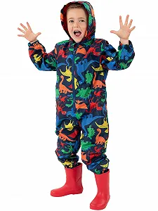 Комбінезон Harry Bear Дитячий, Дощовик, Динозавр або Райдуга, Блакитний - Фото 1