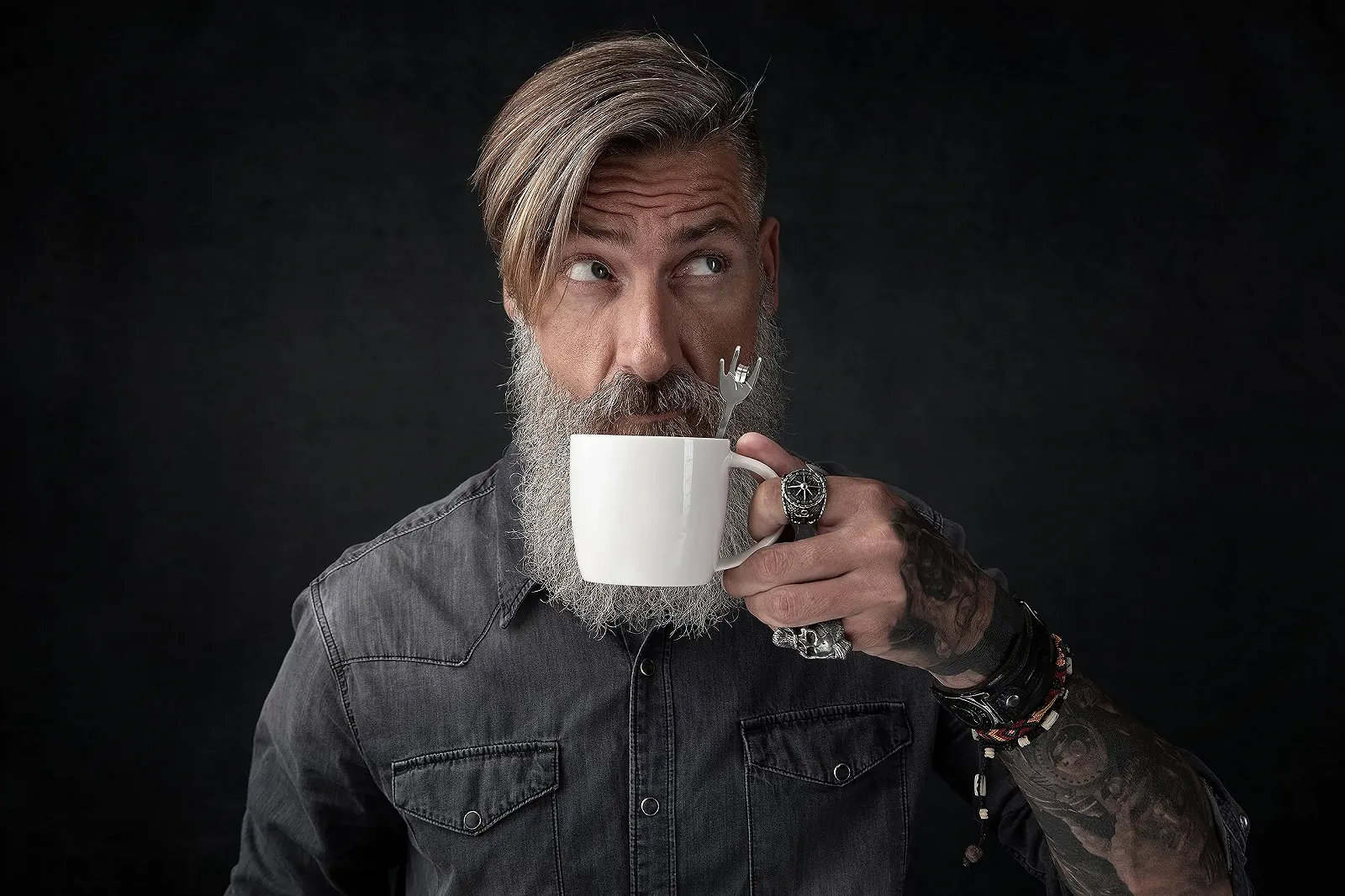 Ложки для кави Winkee RocksRock Hand, фото №2