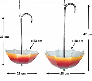 Подвесная корзина DanDiBo 96258 Metal Umbrella Set of 2 Colourful цена на synthetic.ua - Фото 1 Подвесная корзина DanDiBo 96258 Metal Umbrella Set of 2 Colourful synthetic.ua - Фото 1